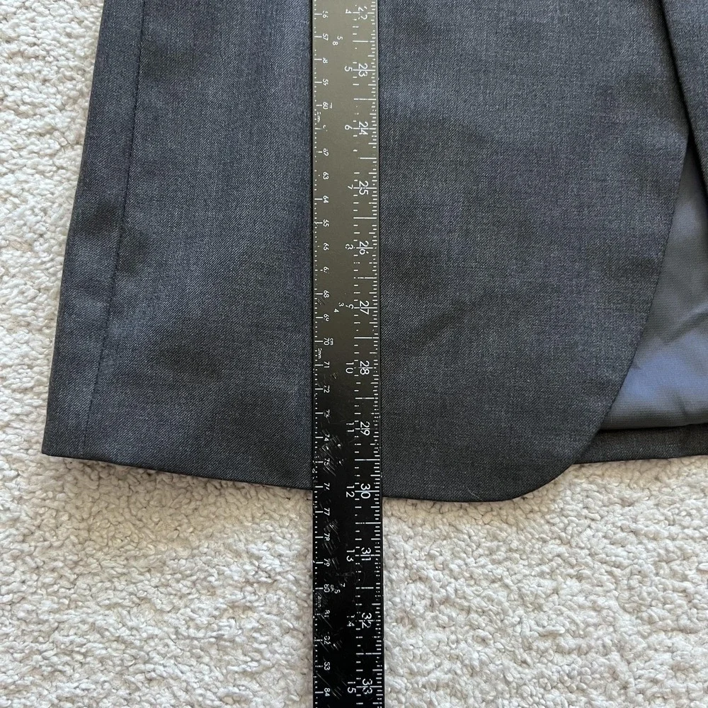 Indochino Luxury Suit Jacket Mens 40 Gray Wool Cashmere Two Button Notch Lapel